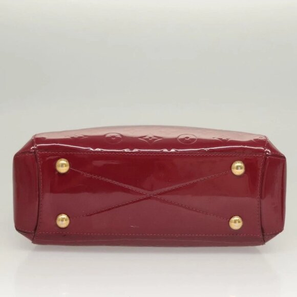 LOUIS VUITTON Vernis Montaigne BB Hand Bag 2way Rose Andian - Picture 7 of 15